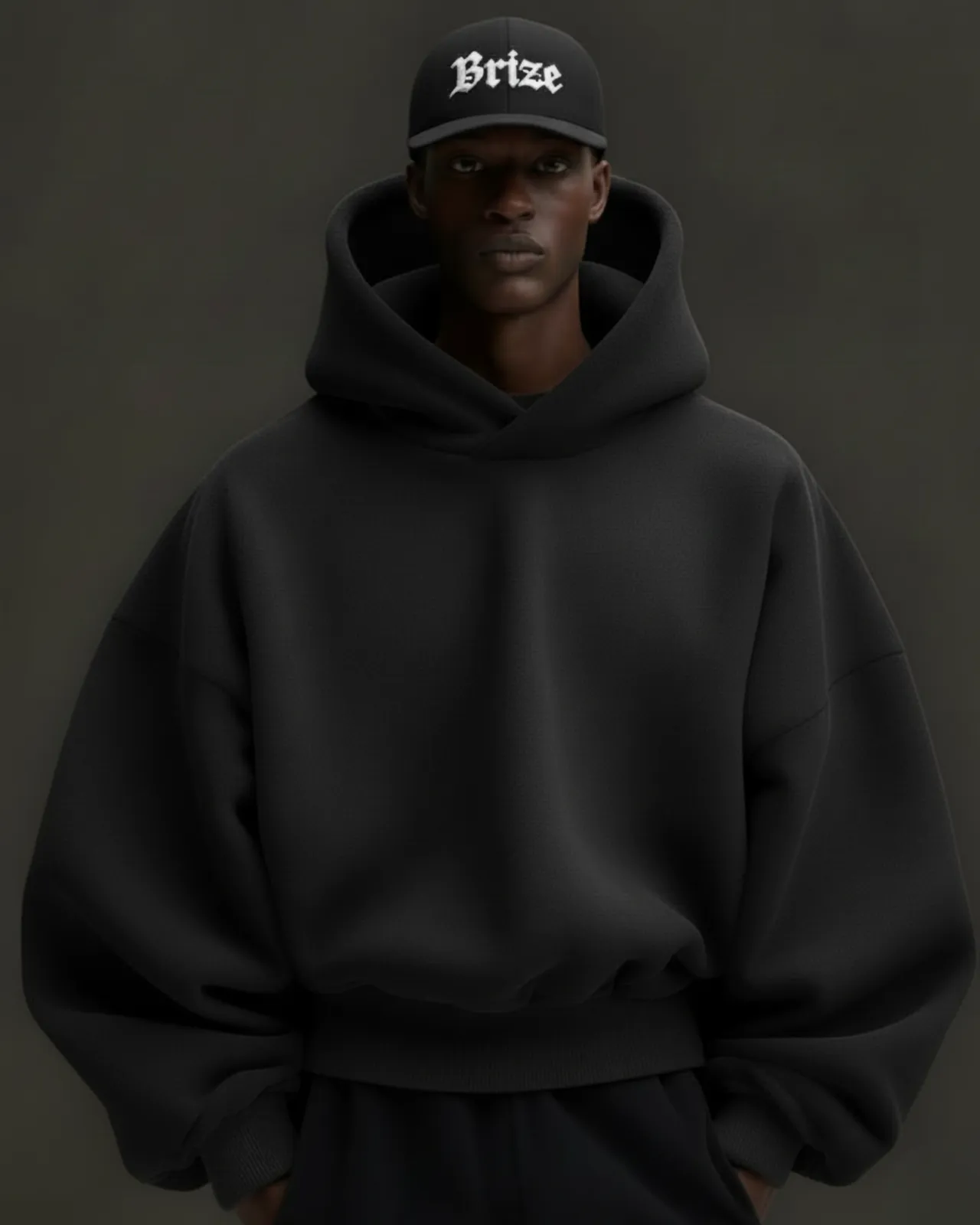 BLACK EMBER CROSSVEIL HOODIE - V5 - BRIZE CAVALIER